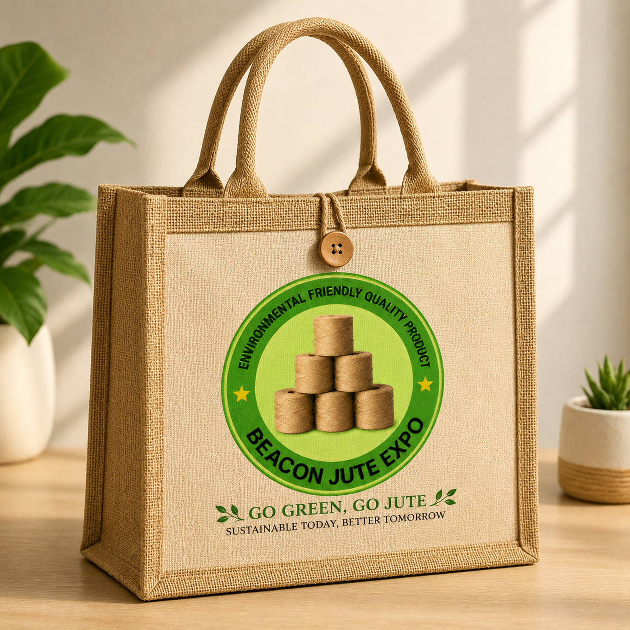 custom jute bags