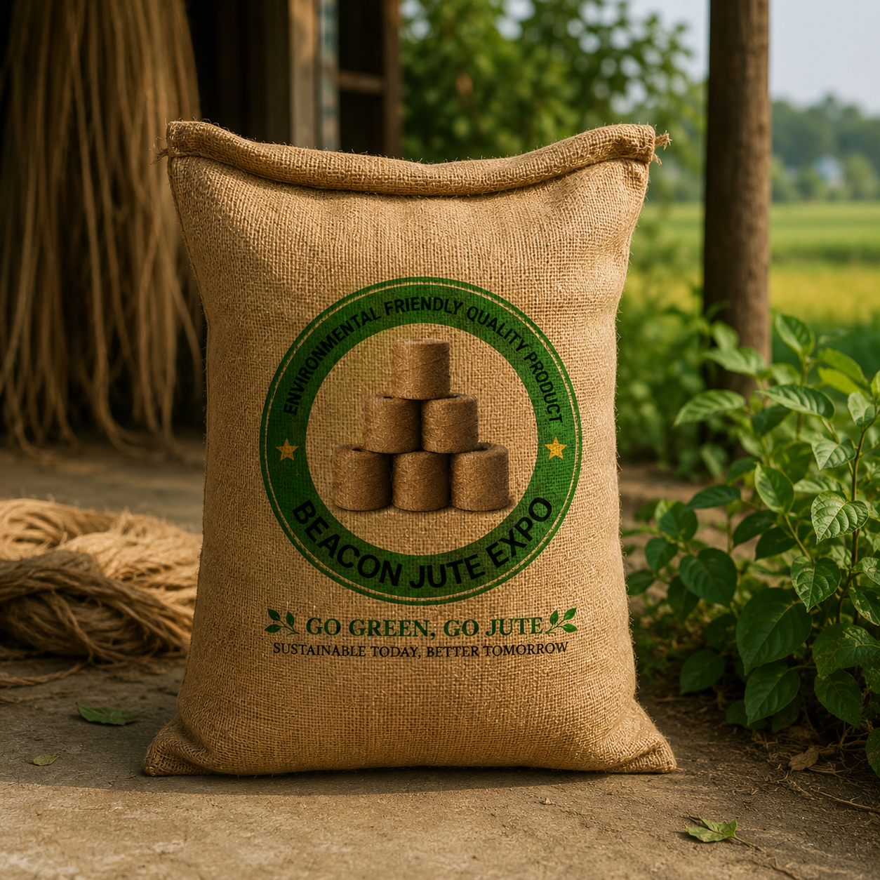 custom jute bags